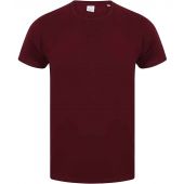 SF Men Feel Good Stretch T-Shirt - Burgundy Size XXL