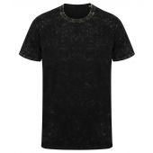SF Unisex Washed Band T-Shirt - Washed Black Size XXL