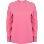SF Unisex Drop Shoulder Slogan Top - Bright Pink Size XXL