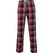 SF Men Tartan Lounge Pants - Red/Navy Size 3XL