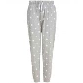 SF Unisex Cuffed Lounge Pants - Heather Grey/White Stars Size 3XL