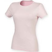 SF Ladies Feel Good Stretch T-Shirt - Baby Pink Size XXL