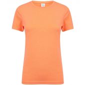 SF Ladies Feel Good Stretch T-Shirt - Coral Size XS