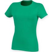 SF Ladies Feel Good Stretch T-Shirt - Green Size XXL