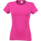 SF Ladies Feel Good Stretch T-Shirt - Heather Pink Size XS
