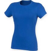 SF Ladies Feel Good Stretch T-Shirt - Royal Blue Size XXL