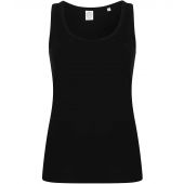 SF Ladies Feel Good Stretch Vest - Black Size XXL