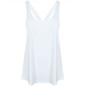 SF Ladies Fashion Workout Vest - White Size XXL