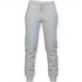 SF Ladies Cuffed Jog Pants - Heather Grey Size XL