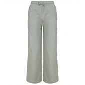 SF Ladies Sustainable Wide Leg Joggers - Heather Grey Size XXL