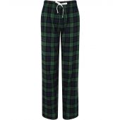 SF Ladies Tartan Lounge Pants - Navy/Green Size XL
