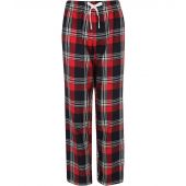 SF Ladies Tartan Lounge Pants - Red/Navy Size 3XL