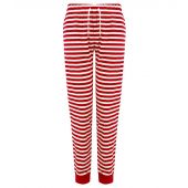 SF Ladies Lounge Pants - Red/White Stripes Size XXL