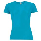 SOL'S Ladies Sporty Performance T-Shirt - Aqua Size XXL