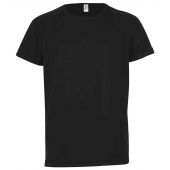 SOL'S Kids Sporty T-Shirt - Black Size 12yrs
