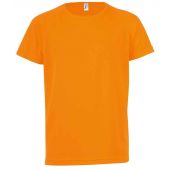 SOL'S Kids Sporty T-Shirt - Neon Orange Size 12yrs