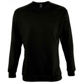 SOL'S Unisex Supreme Sweatshirt - Black Size 3XL