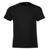 SOL'S Kids Regent Fit T-Shirt - Deep Black Size 12yrs