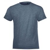 SOL'S Kids Regent Fit T-Shirt - Heather Denim Size 12yrs