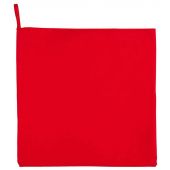 SOL'S Atoll 70 Microfibre Bath Towel - Red Size ONE