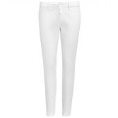 SOL'S Ladies Jules Chino Trousers - White Size 18=46