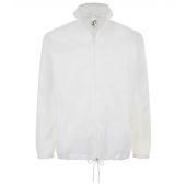 SOL'S Unisex Shift Windbreaker Jacket - White Size 3XL