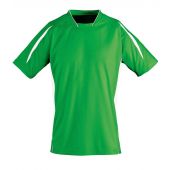 SOL'S Maracana 2 Contrast T-Shirt - Bright Green/White Size S