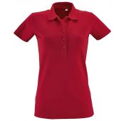SOL'S Ladies Phoenix Piqué Polo Shirt - Red Size XXL