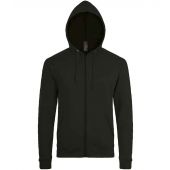 SOL'S Stone Zip Hooded Sweatshirt - Black Size XS