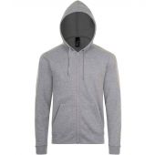SOL'S Stone Zip Hooded Sweatshirt - Grey Marl Size 3XL