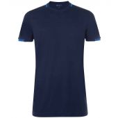 SOL'S Classico Contrast T-Shirt - French Navy/Royal Blue Size XXL