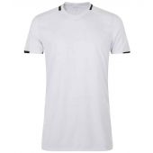 SOL'S Classico Contrast T-Shirt - White/Black Size XXL