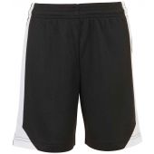 SOL'S Kids Olimpico Shorts - Black/White Size 12yrs