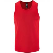 SOL'S Sporty Performance Tank Top - Red Size 3XL