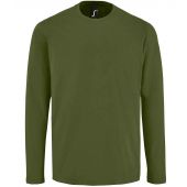 SOL'S Imperial Long Sleeve T-Shirt - Dark Khaki Size 3XL