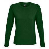 SOL'S Ladies Imperial Long Sleeve T-Shirt - Bottle Green Size XXL