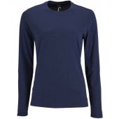 SOL'S Ladies Imperial Long Sleeve T-Shirt - French Navy Size XXL