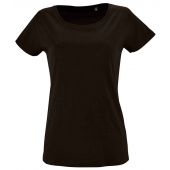 SOL'S Ladies Milo Organic T-Shirt - Deep Black Size XXL