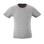 SOL'S Kids Milo Organic T-Shirt - Grey Marl Size 12yrs