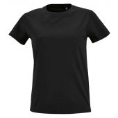 SOL'S Ladies Imperial Fit T-Shirt - Deep Black Size XXL