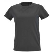 SOL'S Ladies Imperial Fit T-Shirt - Dark Grey Size XXL