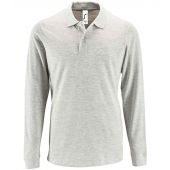 SOL'S Perfect Long Sleeve Piqué Polo Shirt - Ash Size 3XL