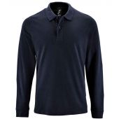SOL'S Perfect Long Sleeve Piqué Polo Shirt - French Navy Size 3XL