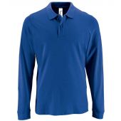 SOL'S Perfect Long Sleeve Piqué Polo Shirt - Royal Blue Size 3XL