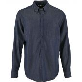 SOL'S Barry Long Sleeve Denim Shirt - Denim Brut Size 3XL