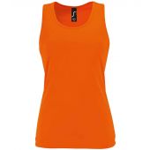 SOL'S Ladies Sporty Performance Tank Top - Neon Orange Size XXL