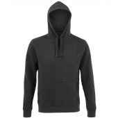 SOL'S Unisex Spencer Hooded Sweatshirt - Charcoal Marl Size 3XL