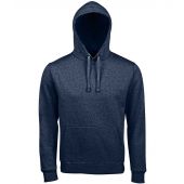 SOL'S Unisex Spencer Hooded Sweatshirt - Heather Denim Size 3XL