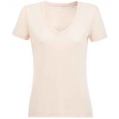 SOL'S Ladies Motion V Neck T-Shirt - Creamy Pink Size 3XL