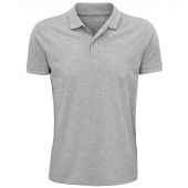 SOL'S Planet Organic Piqué Polo Shirt - Grey Marl Size 5XL